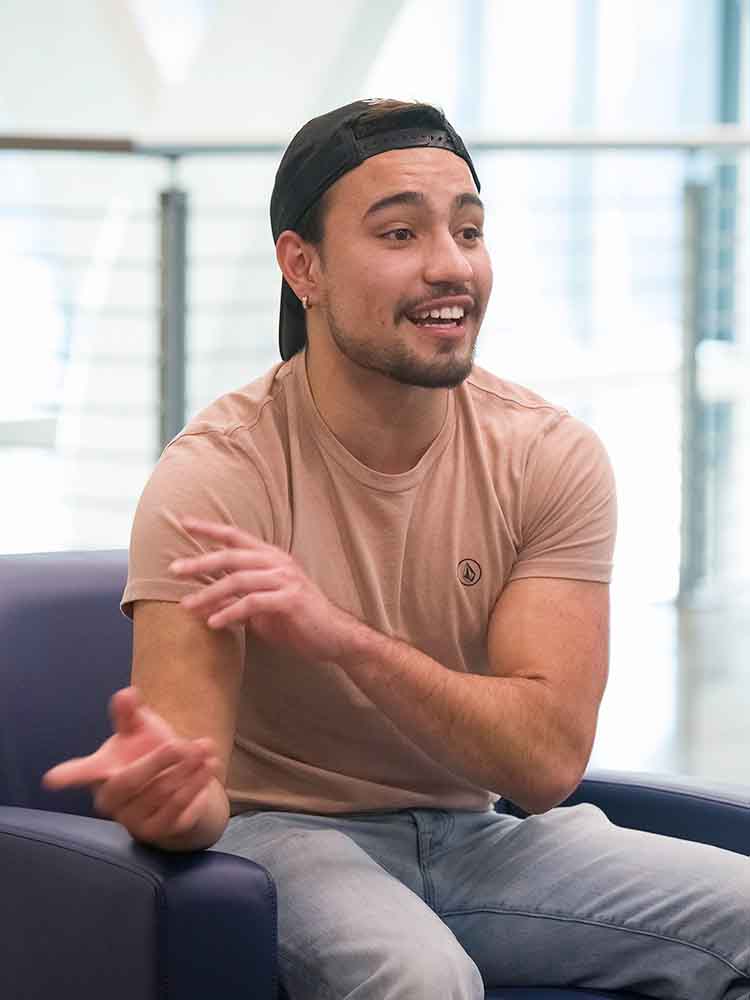 Man Speaking